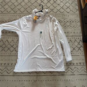 Carhartt Men's Force Lightweight Long-Sleeve
Hooded Logo Graphic T-Shirt- NWT